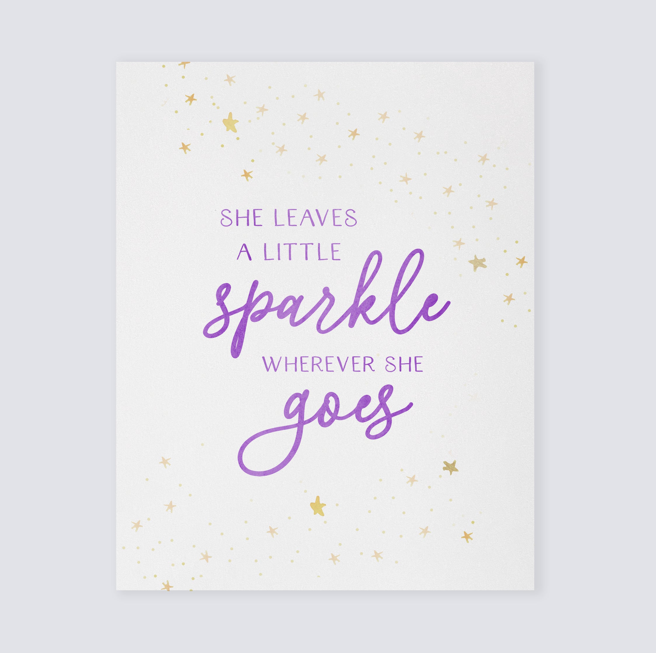 She Leave a Little Sparkle