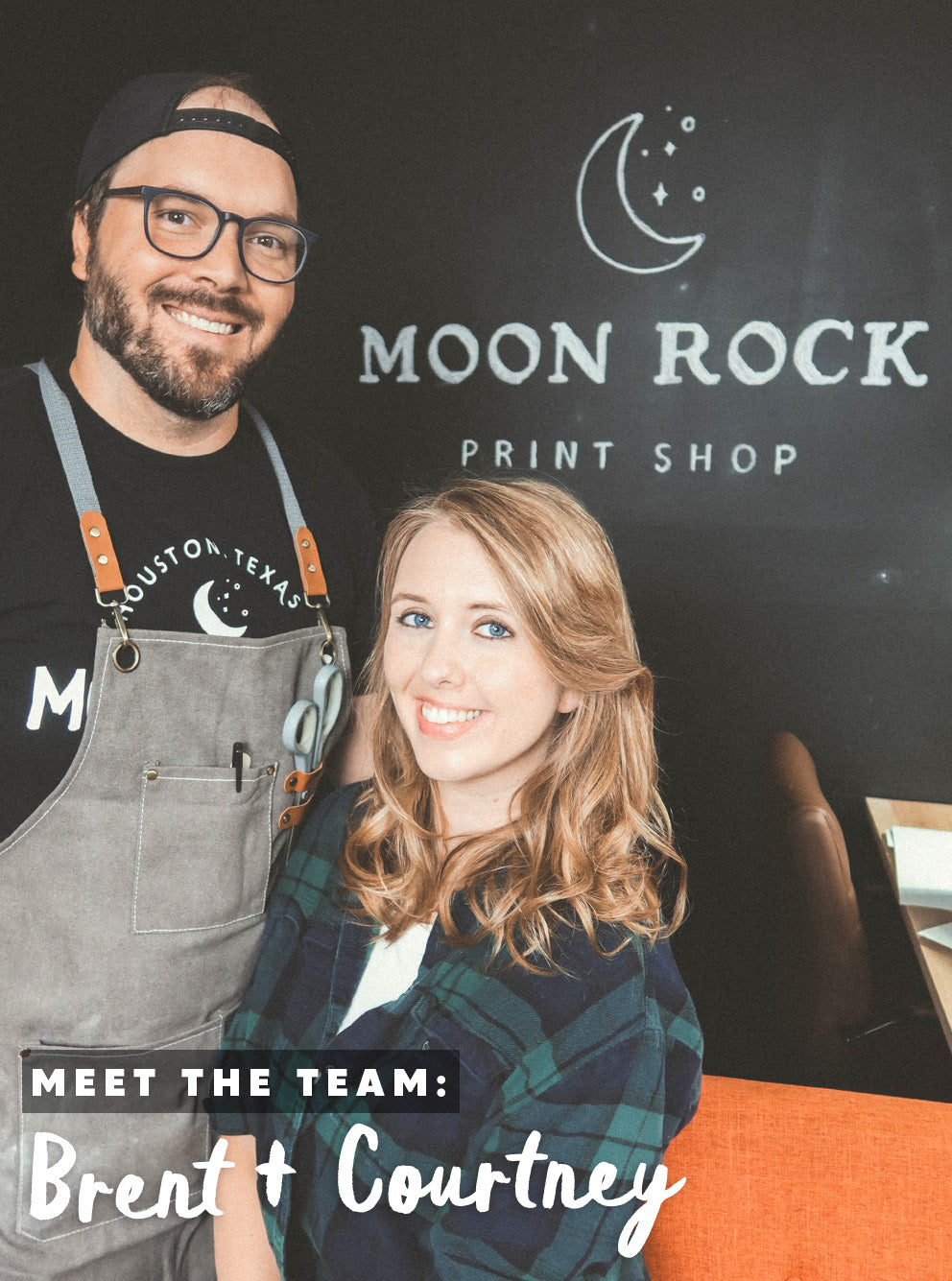 Meet The Moon Rock Prints Team: Brent & Courtney Richardson