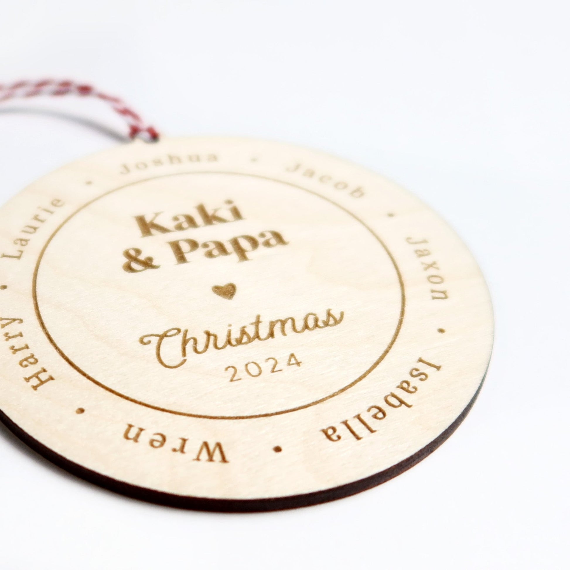 First Christmas as Grandparents Personalized Ornament 2024 Gift for New Grandparents