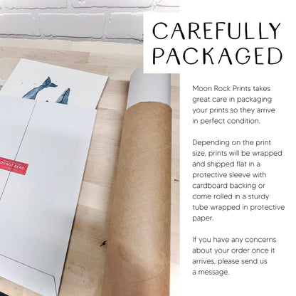 Carefully Packaged Watercolor Art