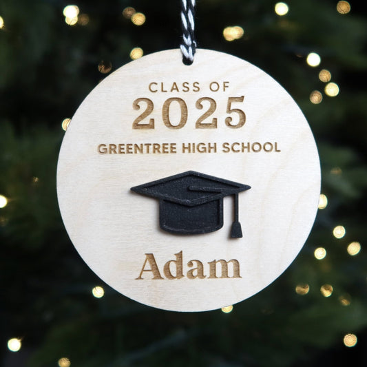 Graduation Ornament Personalized - Holiday Ornaments - Moon Rock Prints