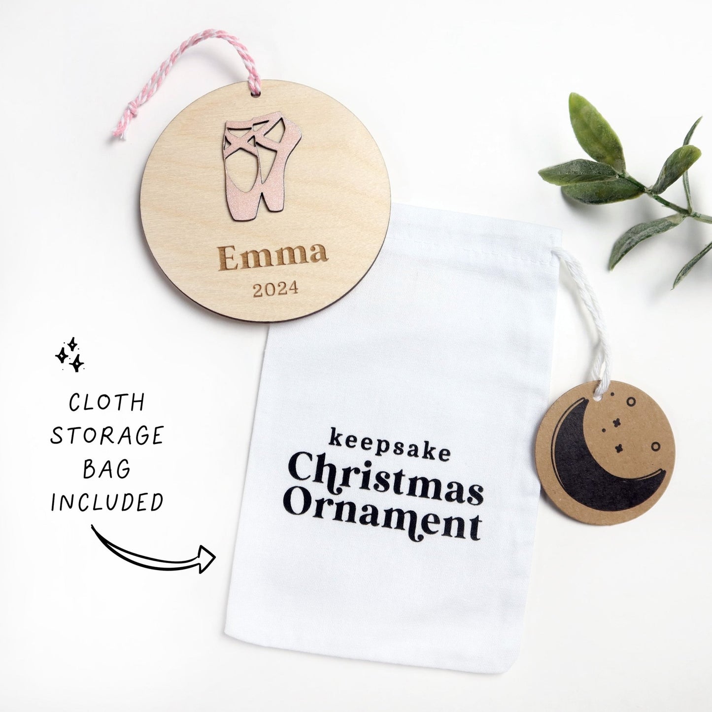 Personalized Dance Ornament - Holiday Ornaments - Moon Rock Prints