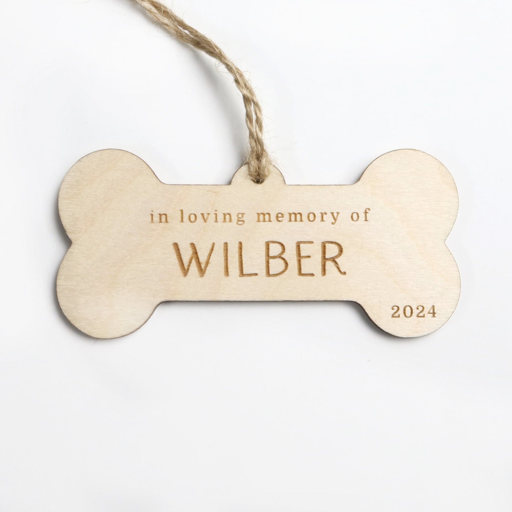 Personalized Dog Memorial Ornament - Holiday Ornaments - Moon Rock Prints