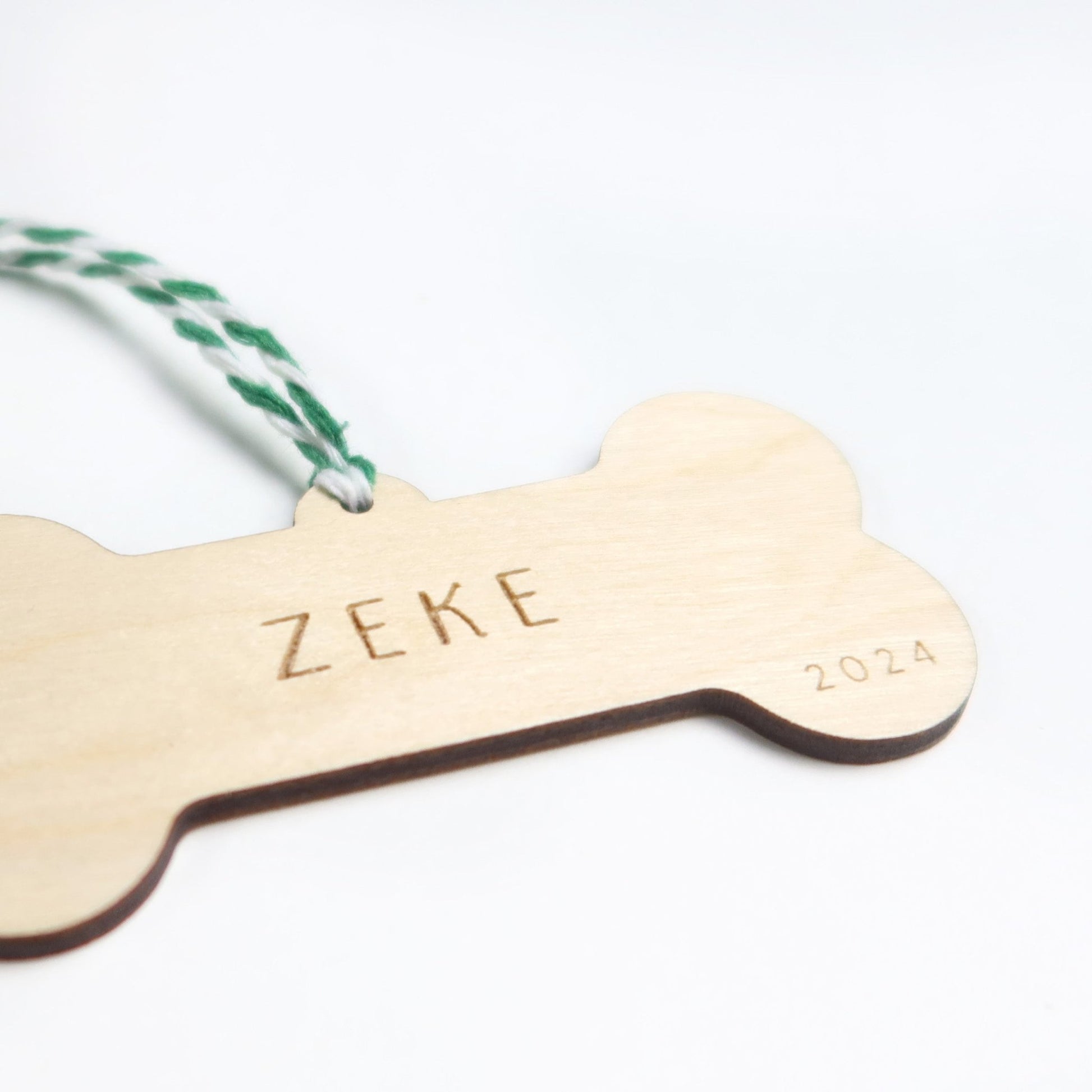 Personalized Dog Name Christmas Ornament - Holiday Ornaments - Moon Rock Prints