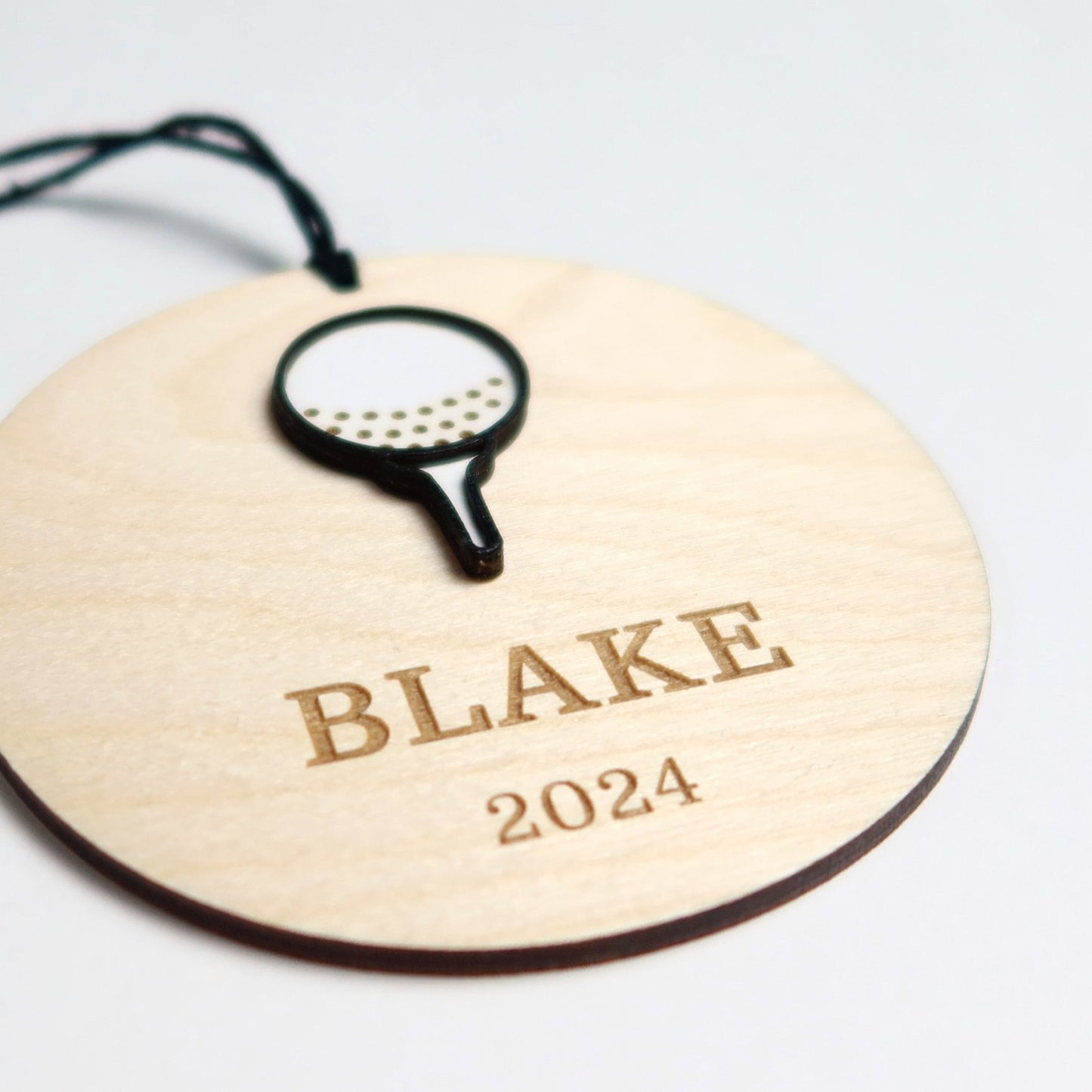 Personalized Golf Ornament - Holiday Ornaments - Moon Rock Prints