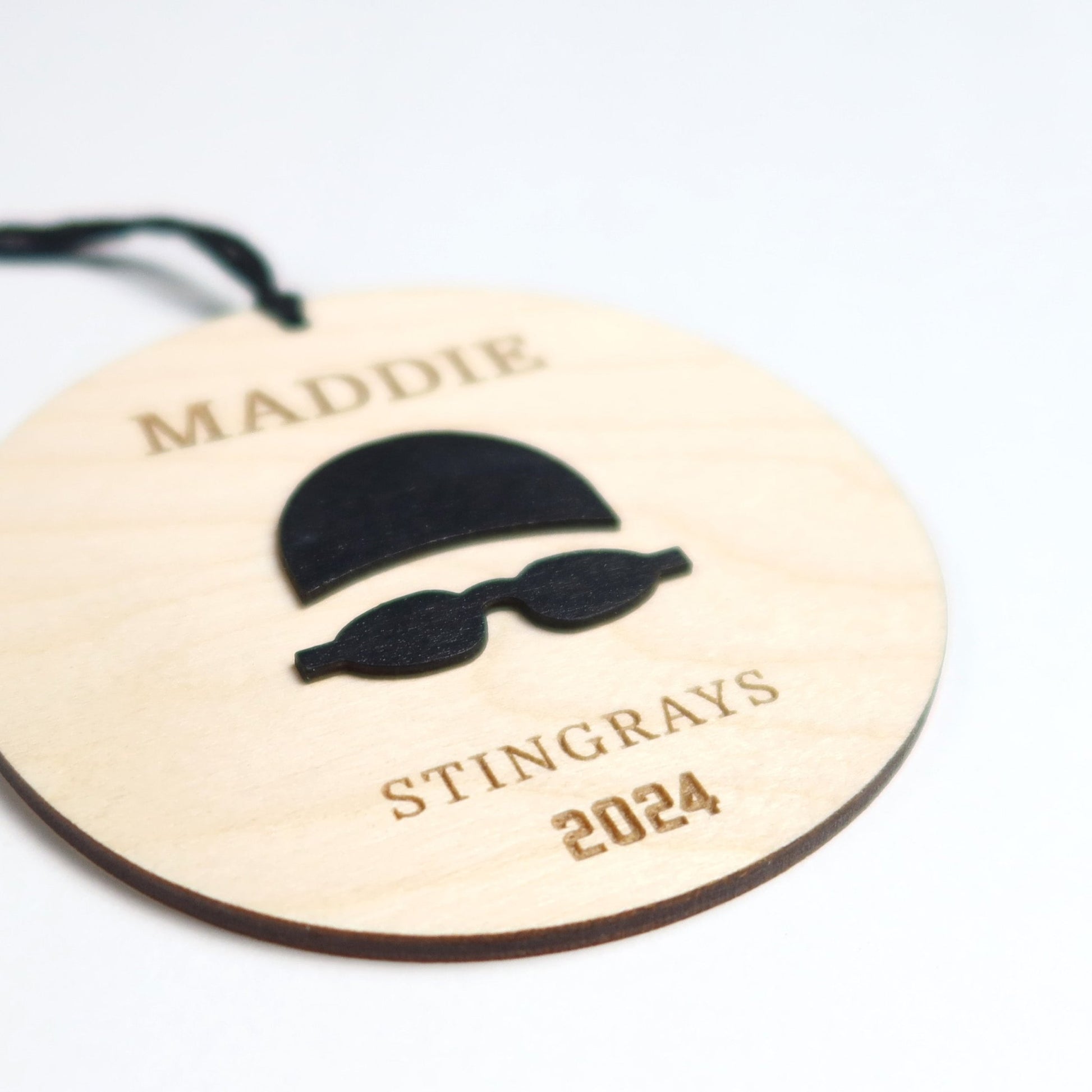 Personalized Swim Team Ornament - Holiday Ornaments - Moon Rock Prints