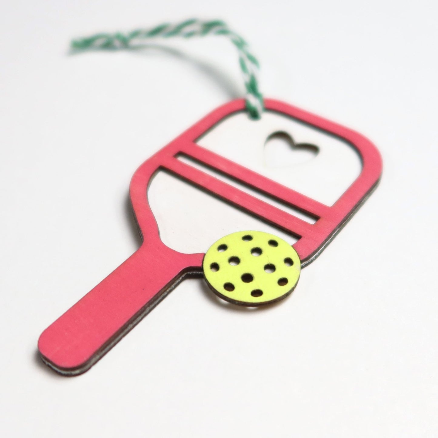 Pickleball Paddle Ornament - Holiday Ornaments - Moon Rock Prints