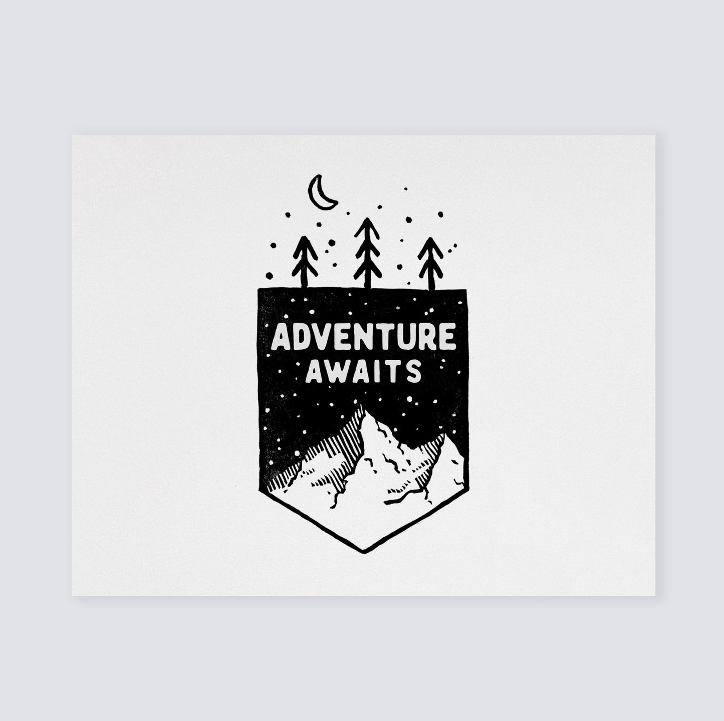 Adventure Awaits Art Print - Art Prints - Moon Rock Prints