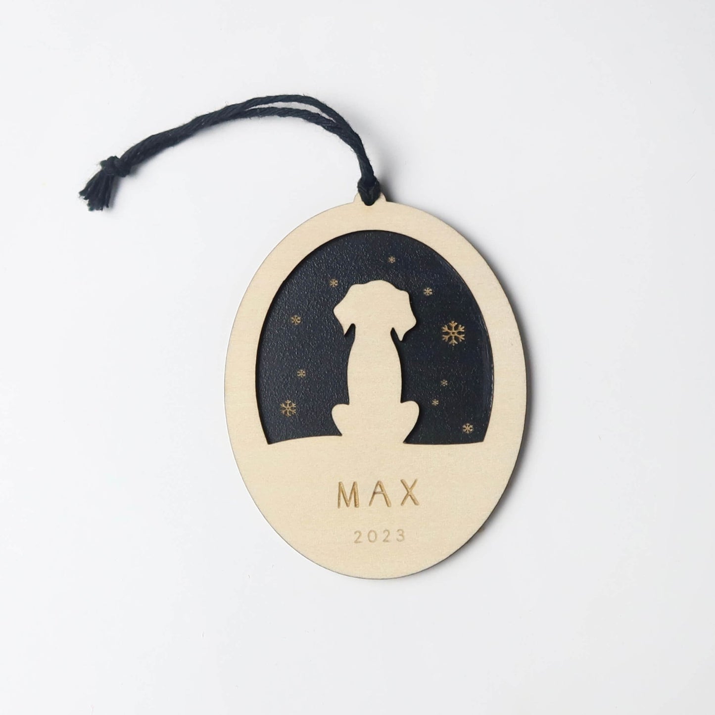 Custom Dog Christmas Ornament 2024, Personalized Gift for Dog Lover