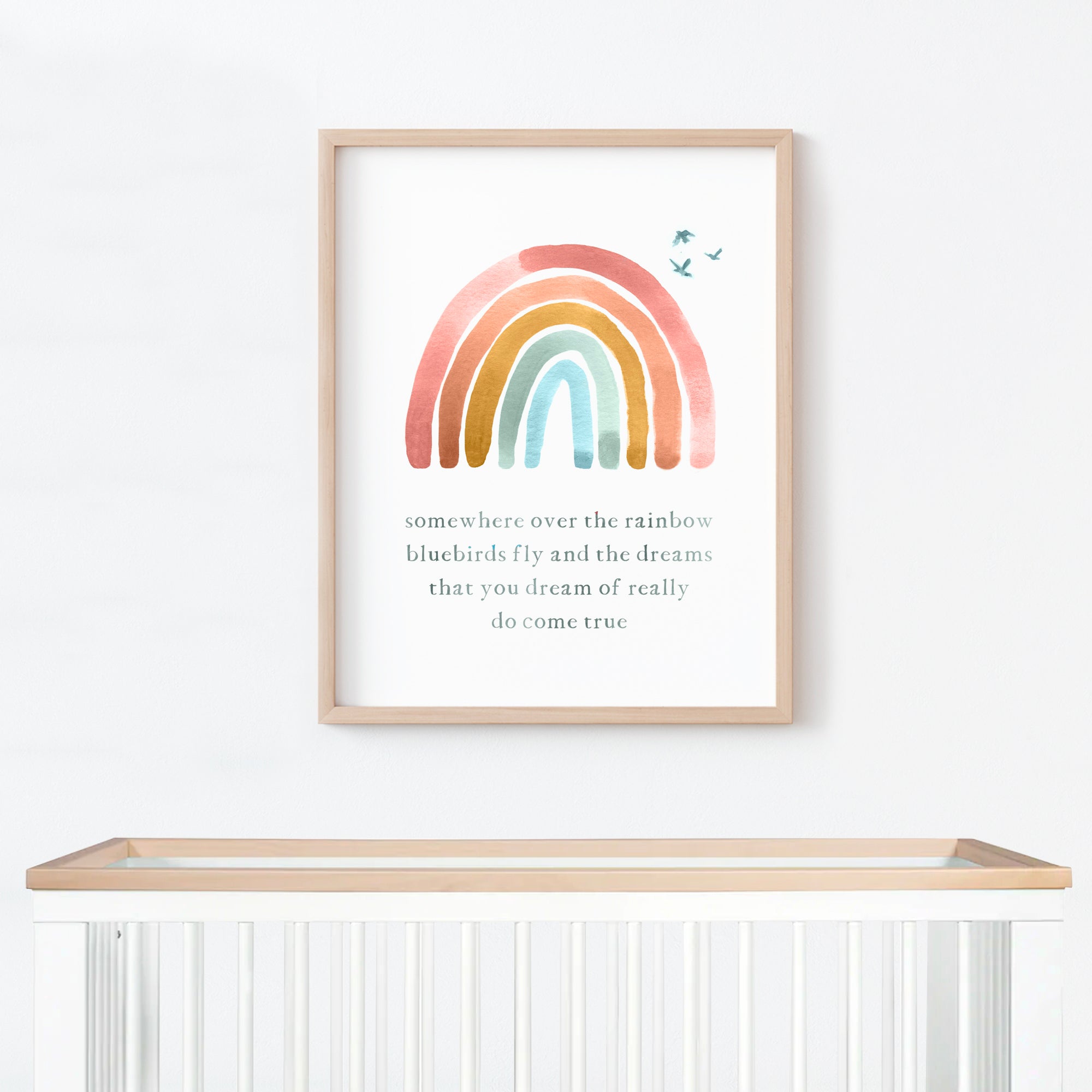 Somewhere Over the Rainbow Print - Moon Rock Prints